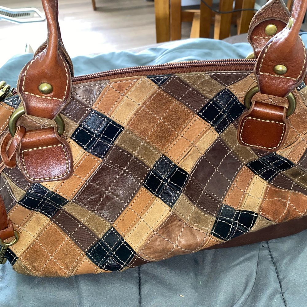 Vintage Fossil Handbag and Wallet